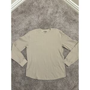 Foot Locker Athletic Fit Knit Shirt Men's Long Sleeve Crew Neck | Size Large